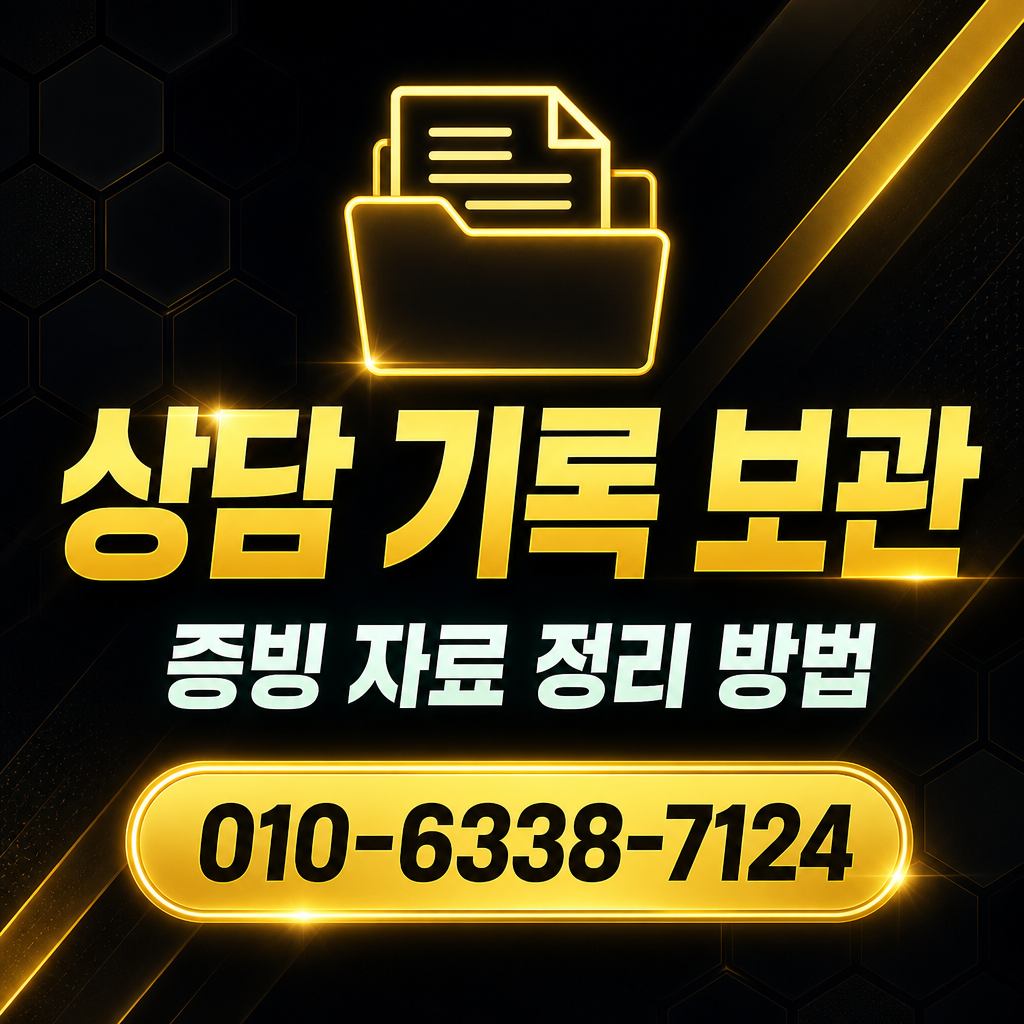 상담 기록 보관 기준